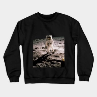 Astronaut Walking on the Lunar Surface Apollo Moon Landing Crewneck Sweatshirt